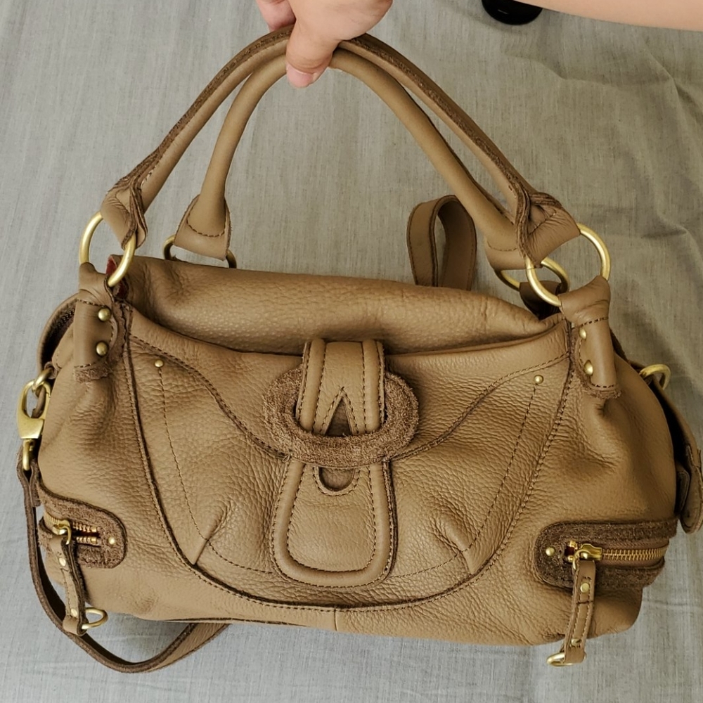 Leather 2way bag